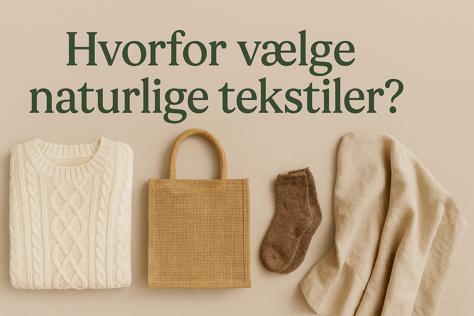 Hvorfor vælge naturlige tekstiler?